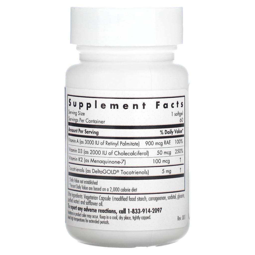 Vitamind3 Complete, 60 Veggie Softgels