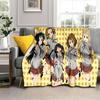 3D Кавайная Девочка K-ON Мультяшное Милое Лолита Одеяло, Мягкое Пледовое Одеяло для Дома Спальни Кровати Дивана Пикника Путешествия Покрывало Дети