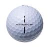BRIDGESTONE SUPER STRAIGHT Golf 2023 Pack of White Balls, Model, 12,
