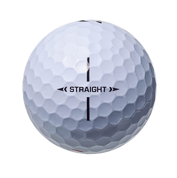 BRIDGESTONE SUPER STRAIGHT Golf 2023 Pack of White Balls, Model, 12,