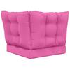 Outdoor Sofa Cushions 3 pcs Pink Polyester