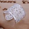 2024 New Fashion High Quality 925 Sterling Silver Hollow Heart Flower Ring For Women Wedding Party Gifts