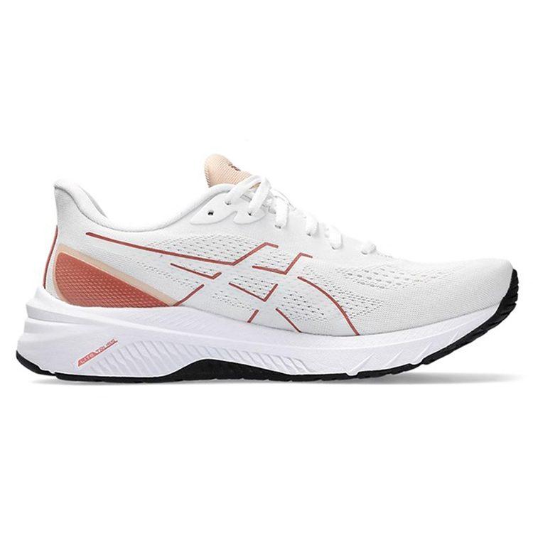 Asics GT 1000 12 Fabric Low top Running Shoes Women's White 1012B450-100