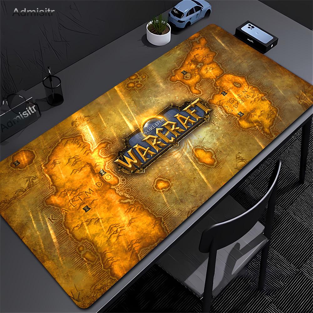 Игровой коврик для мыши World of Warcraft Игровой коврик для мыши ПК Компьютерные аксессуары Настольный коврик Xxl Игровые коврики Настольный коврик Офисные коврики для мыши