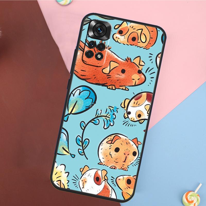 Чехол с рисунком Морская свинка Милый Чехол Для Xiaomi Redmi Note 14 13 Pro 12 11 9 10 9S 10S 11S 12S Redmi 14C 10C 12C 13C Чехол