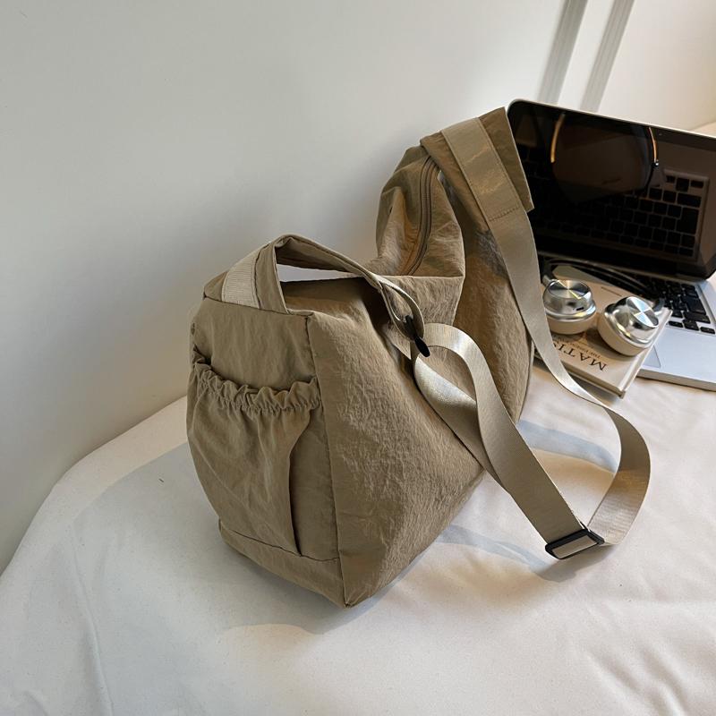 Нейлоновая спортивная сумка кроссбоди мужская и женская большой вместимости сумка-тоут сумка через плечо для通勤