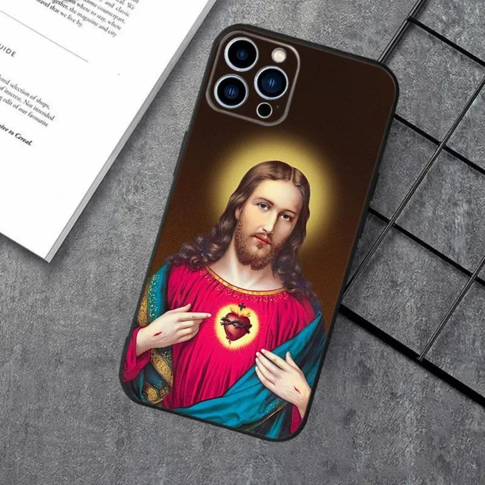 Христианский чехол для телефона Иисус Для iPhone 17 air 16 e 15 14 13 12 11 Pro Max Plus Mini SE 2020 2022 Funda Coque