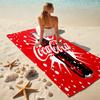 Christmas Gift Halloween Theme Bear Truck Coca Cola beach towel outdoor camping vacation swimming beach towel outdoor absorbent bath towel Y28