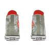 Converse Chuck Taylor All Star Круглый носок Шнуровка Высокие парусиновые Унисекс Серый