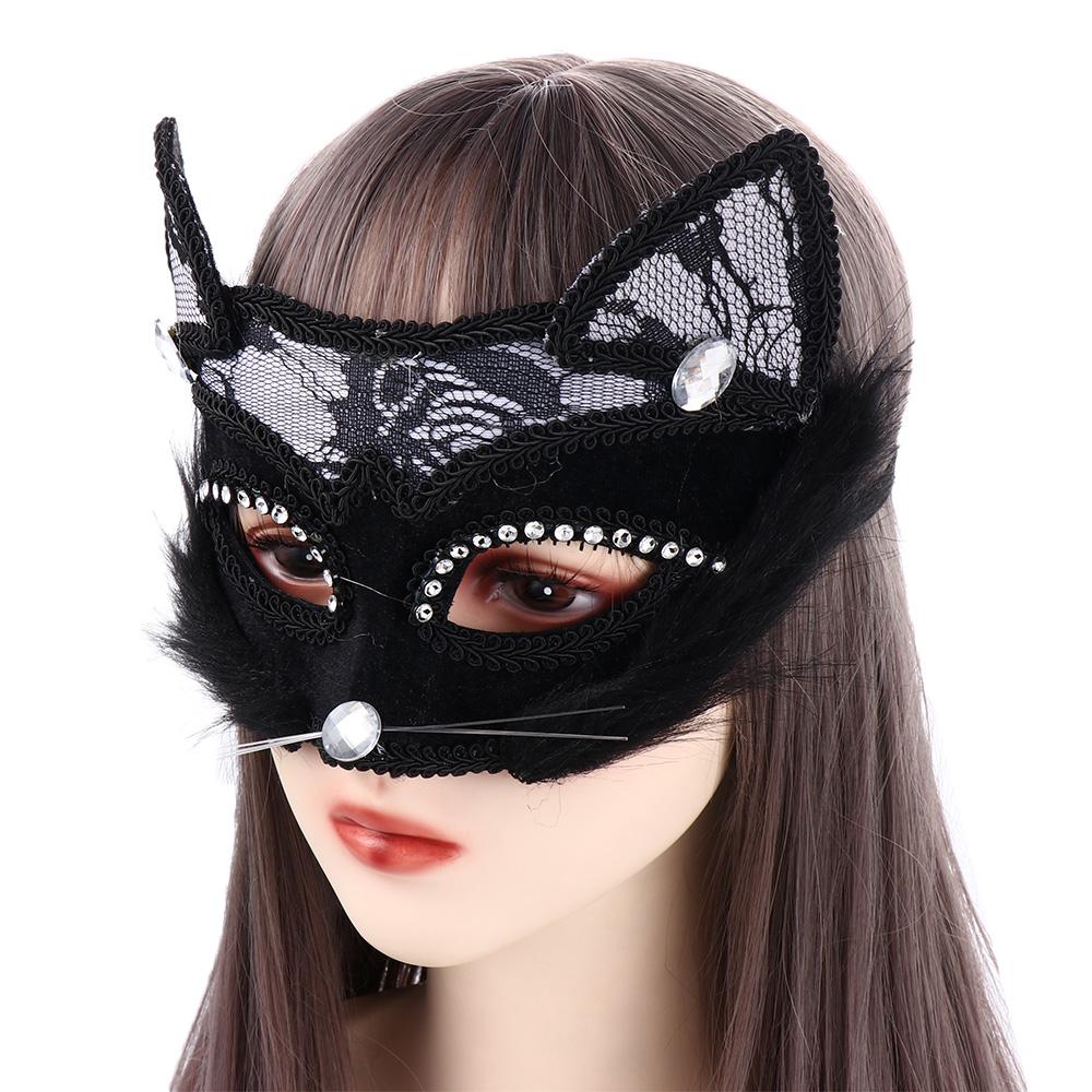 Cat Eye Halloween Sexy Christmas Cat Mask Venetian Masquerade Party Mask Fancy Dress Accessories