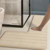 Durable Striped Flannel Kitchen Carpets Absorbent Non-slip Bedroom Doormat Quick-drying Soft Bathroom Floor Mat Home Decor