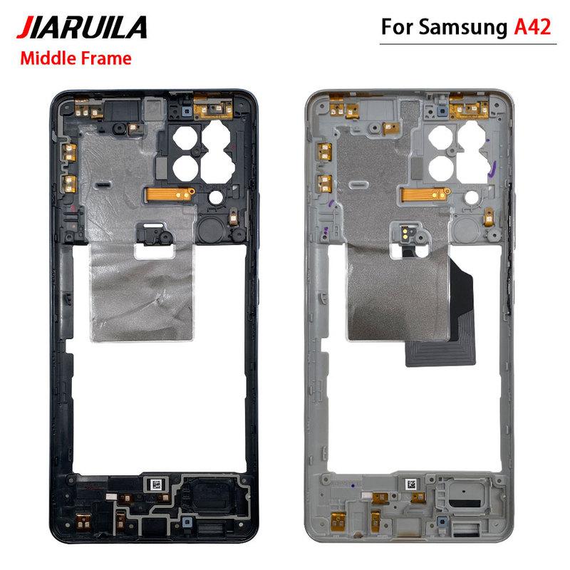 Middle Frame For Samsung A32 4G A325 5G A326 A42 A33 A25 Housing Case Middle Frame Replacement Parts With Power Volume button