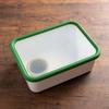 GoodPlus+ Enamel Pickling Container, Emile, Green (Includes Water Drainer) [Acid and Alkaline Resistant, Odor Resistant] [Oven and Heat Safe]