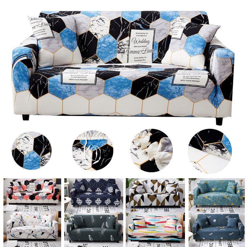 Elegant Elastic Slipcover For Sofa With Superior Fit And Wrinkle-resistant Fabric