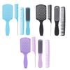 4pcs Hair Brush Set Hollow Comb Tail Comb Fine Wide Teeth Scalp Massage Hair Styling Comb Set