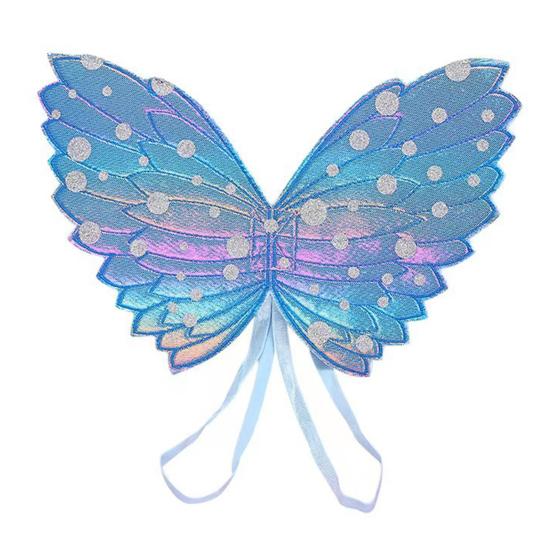 Градиентное крыло бабочки для девочек, крыло феи-принцессы, крыло бабочки, костюм для нарядного платья на день рождения, свадьбу, аксессуары для Хэллоуина для вечеринок, выступлений