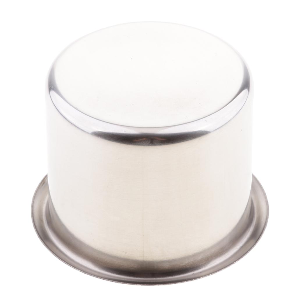 Pack of 20 Small Stainless Steel Recessed Cup Drink Holder for Poker Table and Boat & RV Cars