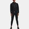 Under Armour Куртка Rival Mesh Logo с капюшоном и флисовой подкладкой, женские куртки, черный цвет 1365845-001