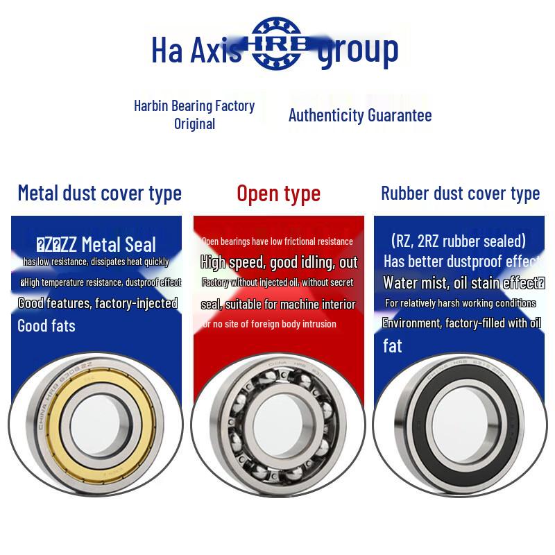 HRB 6206-2RZ Deep Groove Ball Bearing