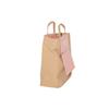 Acne Studios White Logo Print Color Block Nylon Tote Bag Unisex Tote Bags Brown Pink C10069-AEV