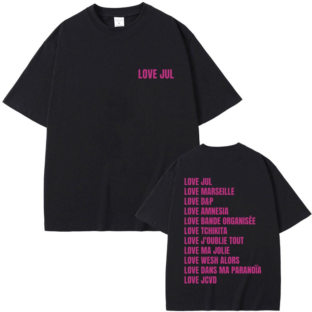 Love Jul 2025 Merch Tshirts Men Women Fashion Rap Pop Music Short Sleeve Tshirt Mens Hip Hop Oversized T Shirts Streetwear