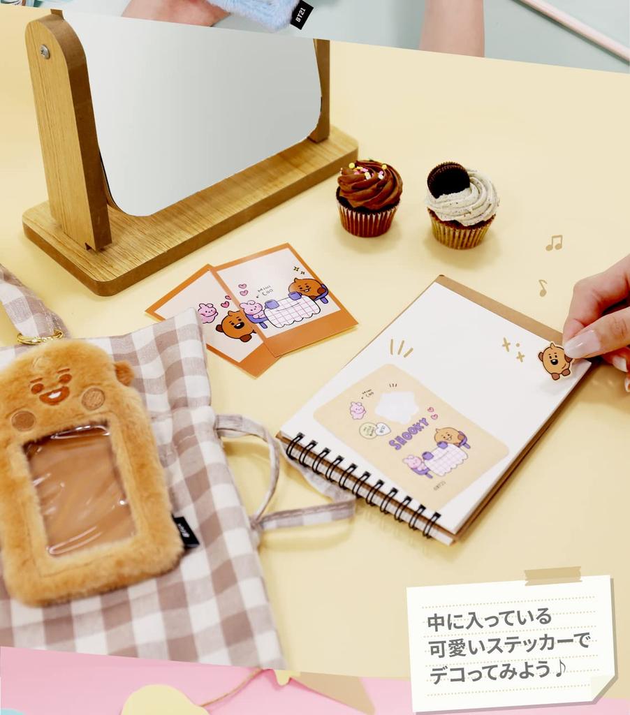 Брелок для ключей Solomon Shoji BT21 Fluffy Fluffy ДЕРЖАТЕЛЬ ДЛЯ ФОТО КАРТ FKB_Photocard ver.2 (RJ) BT21-FKB-RJ