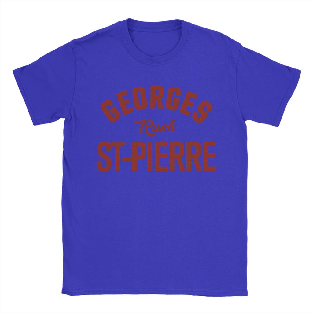 Men Georges St Pierre T Shirts Pure Cotton Clothing Funny Short Sleeve Round Neck Tee Shirt Gift Idea TShirt