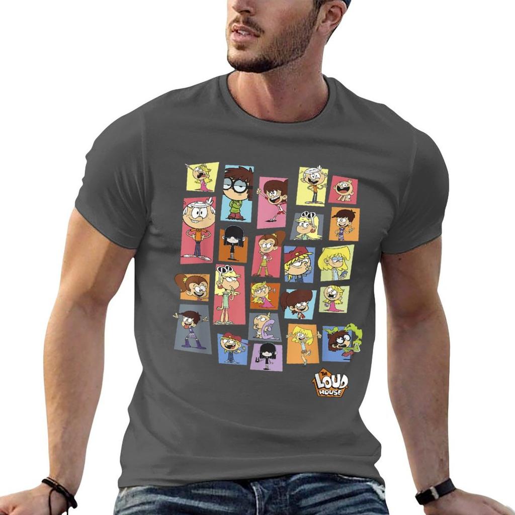 The Loud House Colorful Panels Tshirt T Shirts For Unisex Pack White Anime Tshirt Essential T Shirt Tshirt