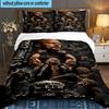 3PCS Stone Legend Bedding set,Ideal For1pc Duvet Cover And 2pcs Pillowcases Perfect for Christmas gift,Ideal for Bedroom, Dormitory