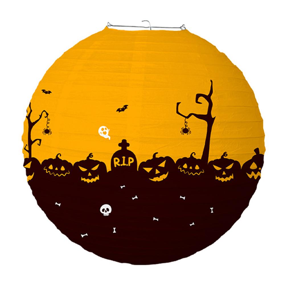 Halloween Decorations Paper Lantern Lamps 30cm Party Hanging Decorations Cute Halloween Indoor Outdoor Party Decoration Supplies