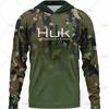 Mens Womens Quick-Dry UV Protection Hooded Fishing Shirt Lightweight Breathable Outdoor Performance Top