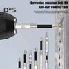 6Pcs Screwdriver Drill Bits with Anti-Rust Coating 60HRC High Hardness Widely Used Strong Magnetic Anti-Slip Drill Bit Set