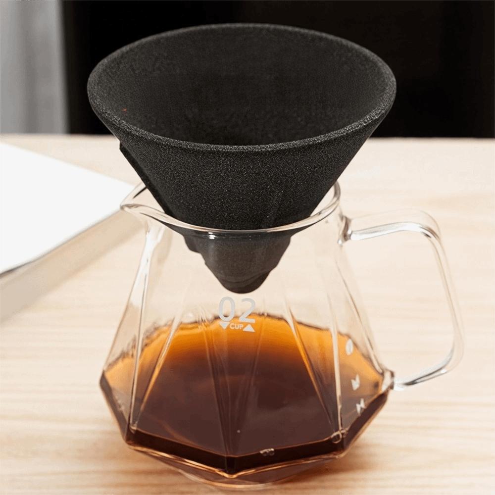 Cone Shape Coffee Strainer Reusable Tea Filter Creative Coffee Drip Cup  Drinkware Accessory