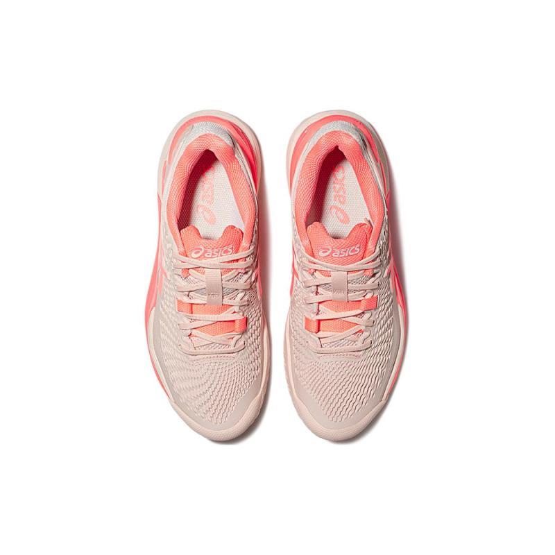 Asics Женские кроссовки Gel Resolution 9 Жемчужно-розовый Коралловый 1042A208-700