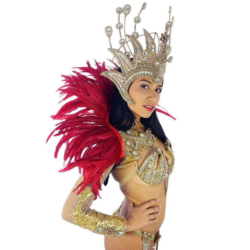 1 метр Натуральная красная петушиная хакл перьевая отделка бахрома 10-12 дюймов Свадебный карнавал украшение для вечеринки DIY одежда для шитья поделки