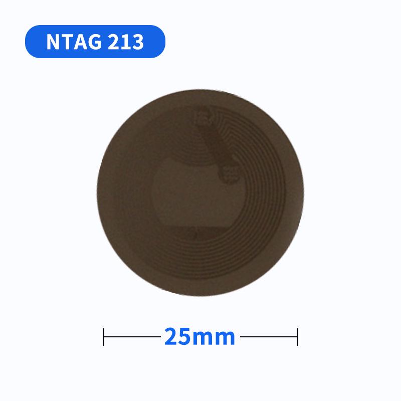 Стикер NFC 213 с сенсорным слоем: Открыть URL для музыкальных ссылок – Электронная метка 215