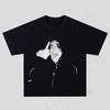 Хлопковая унисекс футболка Billie Eilish с графикой в стиле Y2k, 2026, новая, с коротким рукавом, унисекс, женская мода, хип-хоп, 2026, летняя футболка, подарки для фанатов