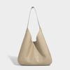 Large Capacity 2025 New Simple Textured Fashion Handbag for Women Solid Color Handheld Underarm Tote Ladies Shoulder Bag