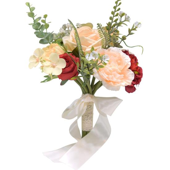 Искусственный цветок Изысканный свежий сохраняющий Реалистичный эстетический визуальный эффект Искусственный свадебный букет Свадьба