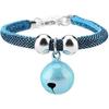 Japanese Pets Cat Collar Adjustable Kitty Kitten Necktie Nylon Necklace Grooming Accessories Pet Supplies with Bell Extension Chain for Wedding Party