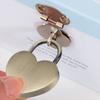 1 Set Heart Lock Metal Vintage Padlock Household Craft Supplies with Key 45x59mmAncient Gold
