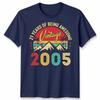 Vintage 2005 21 Years Old Gifts 21St Birthday For Unisex Tshirt