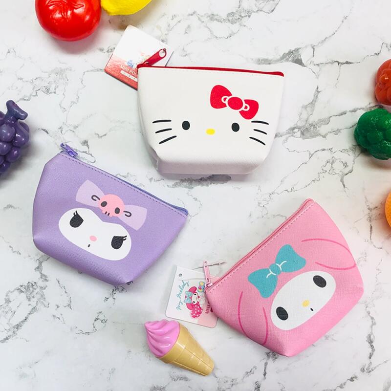 Sanrio Мини-чехол: Выберите 1 из 5 аутентичных японских косметичек с персонажами