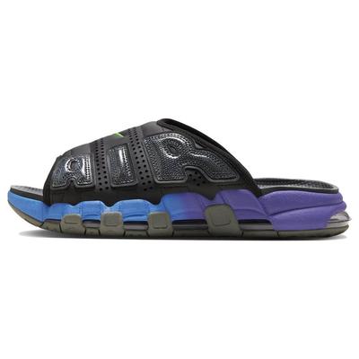 Кроссовки унисекс Air More Uptempo Slide Black Blue Purple Gradient Pacific-Blue Psycho-Purple Shock-Green FN8893-034