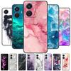 Для vivo T1 4G Y55 4G iQOO Z6 44 Вт V2153 Чехол Мраморный Мягкий Матовый Силиконовый Чехол на Заднюю Панель Для Vivo T1 44 Вт Полная Защита Чехол для Телефона