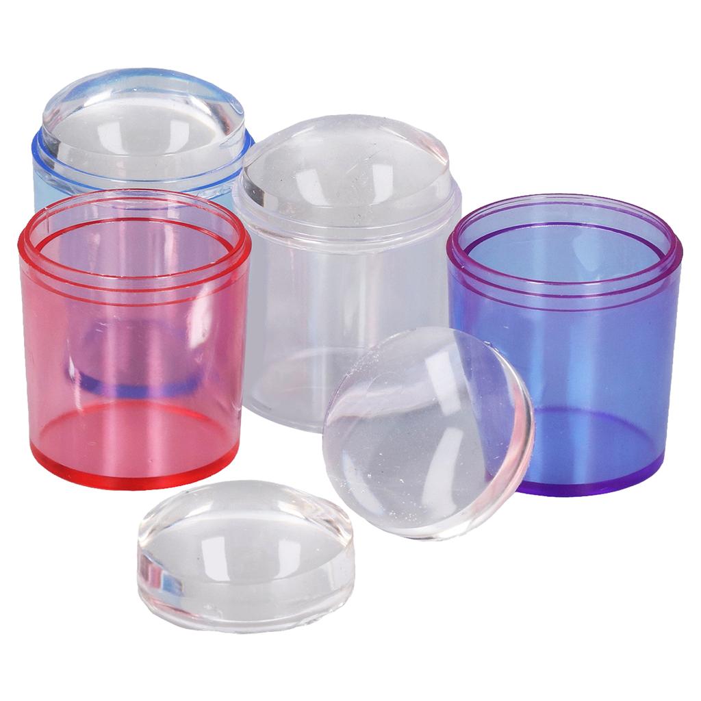 Nail Art Stamper Clear Silicone Stamping Jelly for for DIY Nail Edges Prints Patterns