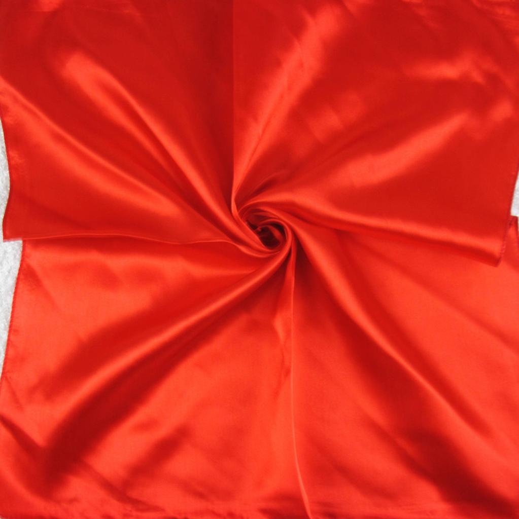 Однотонный шелковый шарф женский DIY игровой танец родитель-ребенок с имитацией шелкового матросского танца сценический однотонный шарф монохромный маленький квадратный шарф