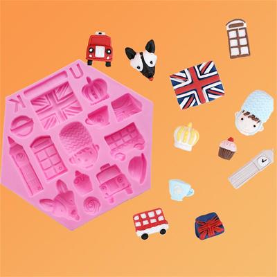 Солдатский дизайн, силиконовая форма, форма для украшения торта, сахарная резинка, инструмент для пасты, 3D форма для шоколадного мусса