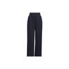 All Season Fleece Wide Pants With Embroidered Letter Details Women Bottoms Legend-Ink-Blue IZ4563