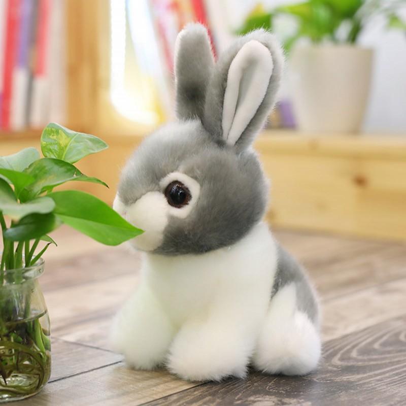Милая маленькая белая кукла-кролик корейский плюшевый кролик тряпичная кукла дети девочка супер милый мужчина